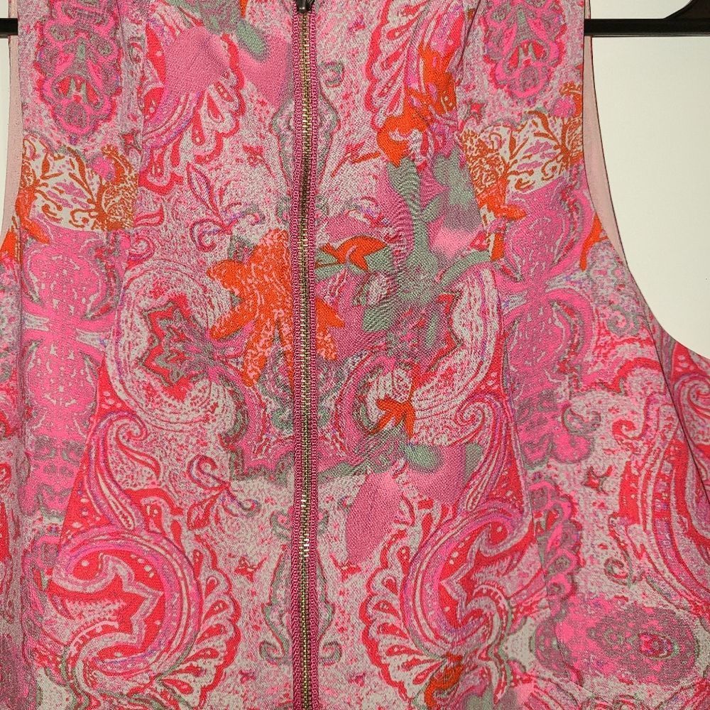 Cabi Pink Paisley Tank Top - Picture 3 of 7